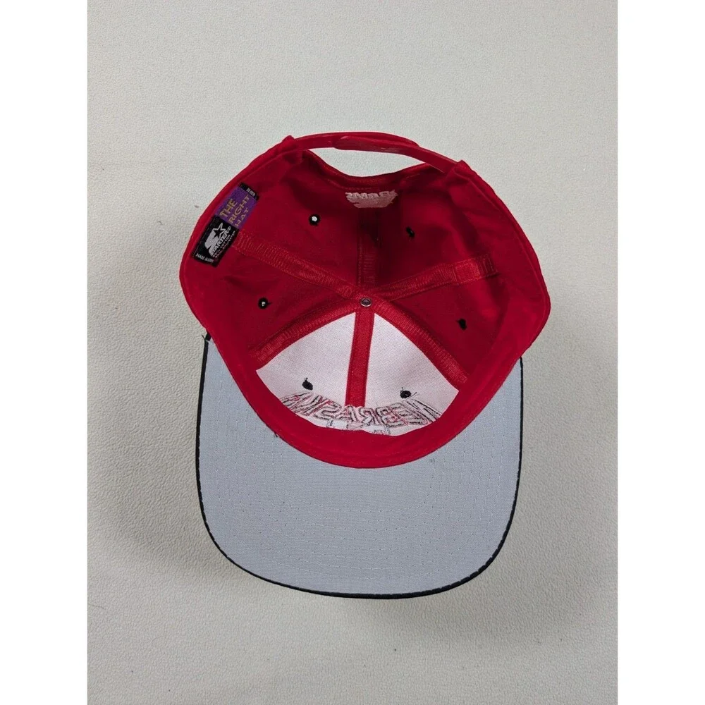 Vintage 90's Starter Nebraska Cornhuskers Arch Logo Snapback Hat Red Star Wars